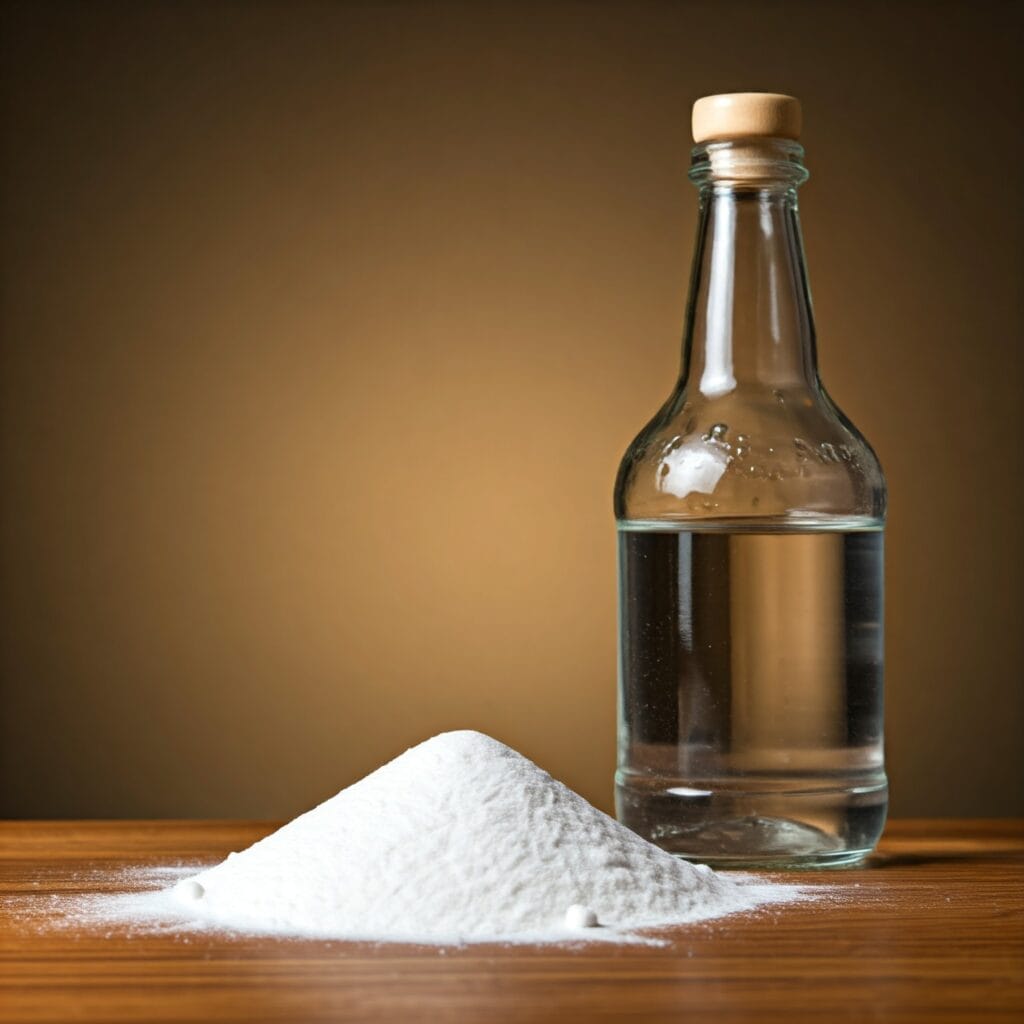 Baking soda and vinegar, are a powerful combination for cleaning tough stains.