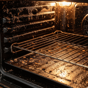 oven cleaning before professional service