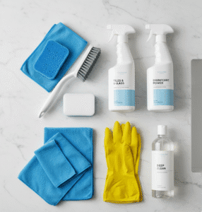 Essential tools for deep cleaning bathroom