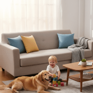 Furniture protection strategies for homes with pets and kids