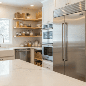 Winter prep cleaning kitchen and pantry organization