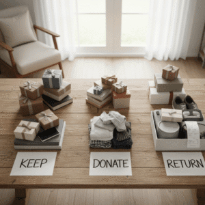 post-Christmas decluttering gifts