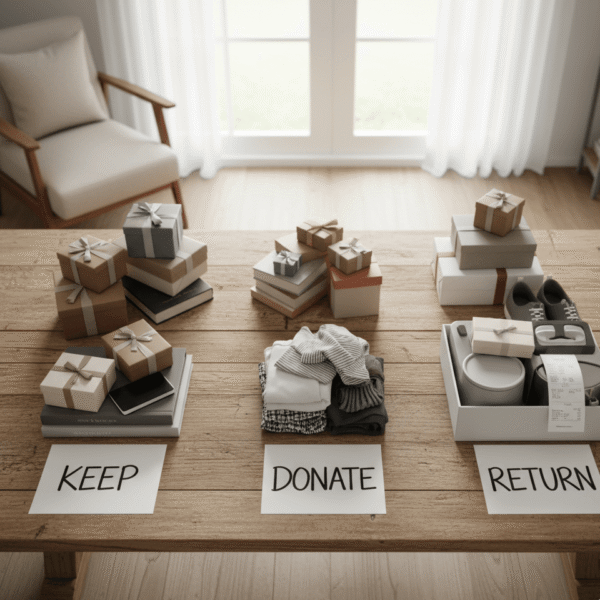 post-Christmas decluttering gifts